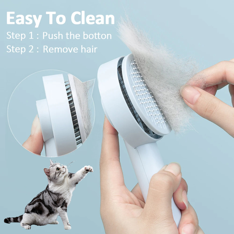 Self Cleaning Pet Needle Comb for Dogs and Cats Grooming - Image 5