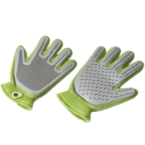 2-in-1 Pet Grooming Gloves for Dogs Cats Hair Removal Massage