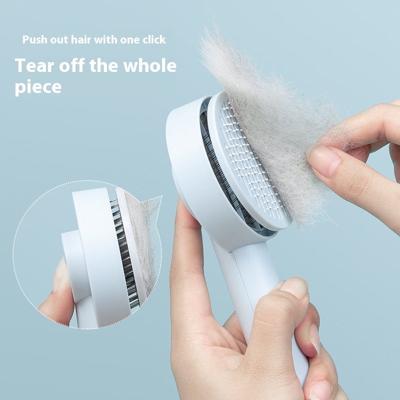 Self Cleaning Pet Needle Comb for Dogs and Cats Grooming - Image 3