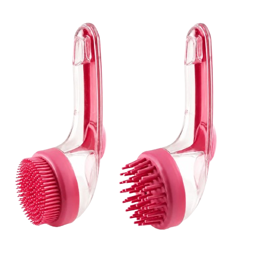 Long Handle Pet Bath Brush for Dogs and Cats Grooming