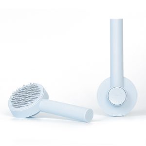 Self Cleaning Pet Needle Comb for Dogs and Cats Grooming