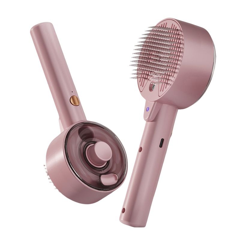 Self Cleaning Steam Pet Brush for Dogs and Cats Hair Removal