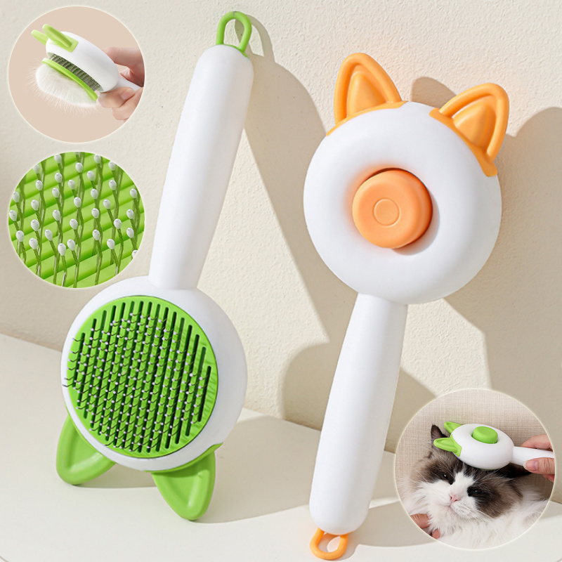 Self Cleaning Pet Grooming Brush for Dogs and Cats Hair Removal - Image 8