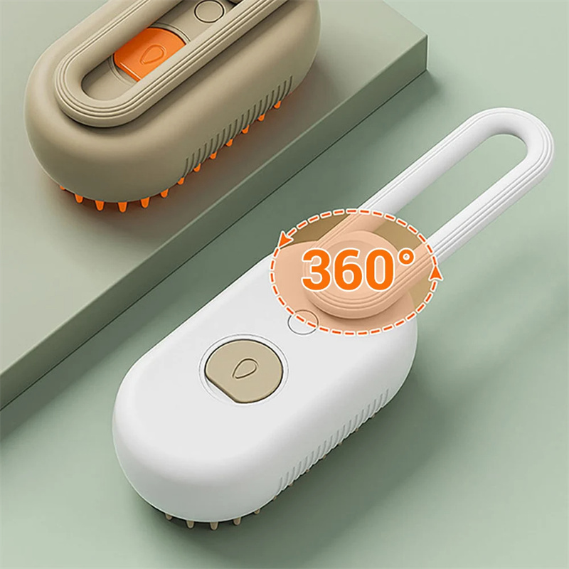 3-in-1 Steam Pet Brush for Cats Dogs Grooming Massage - Image 7
