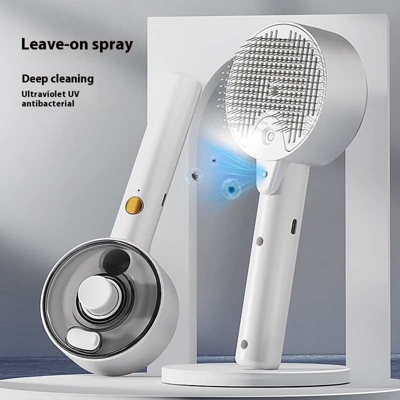 Self Cleaning Steam Pet Brush for Dogs and Cats Hair Removal - Image 5