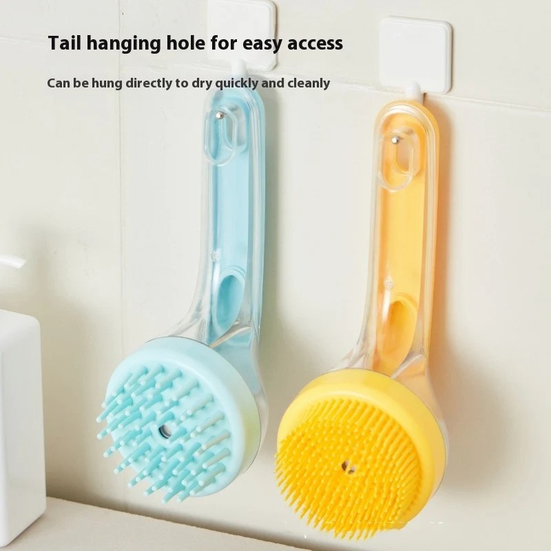 Long Handle Pet Bath Brush for Dogs and Cats Grooming - Image 4